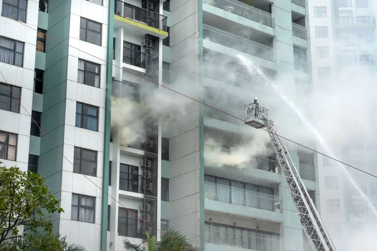 Fire damage clean up